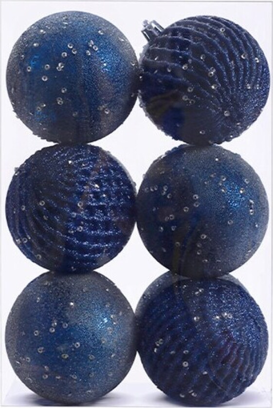 3,15\" Julekuler Ornamenter 12 stk Glitter Sekvens Skumkule"