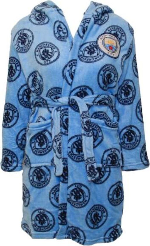 Manchester City FC Barn/Barnklær Badekåpe 15 År Himmelblå Sky Blu Sky Blue 15 Years