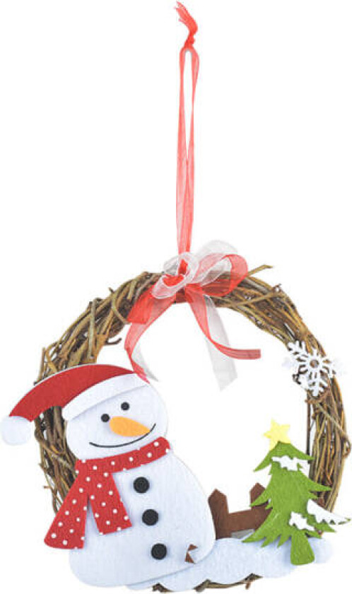 Julekrans i rotting - perfekt for inngangsdøren