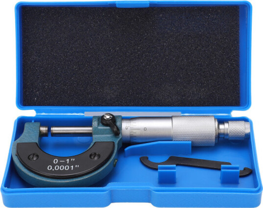 0‑25 mm/0‑1 tommer 0,0001 tommer britisk system Ytterdiameter Mikrometer Måleverktøy