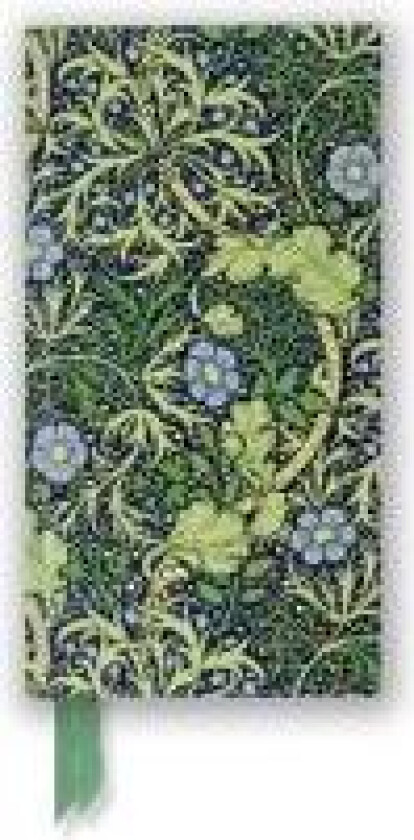 William Morris: Seaweed (Foiled Slimline Journal)
