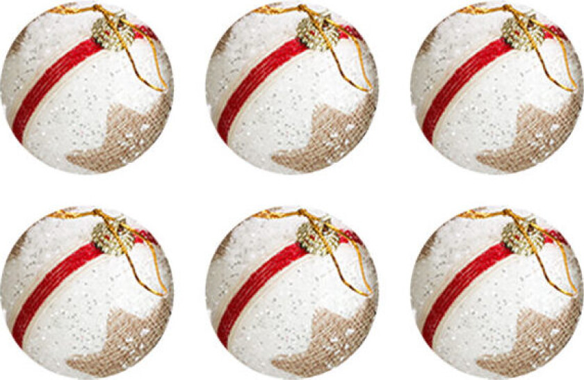 Julekulesett, for juletreet, hjemmedekorasjon for