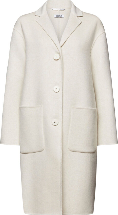 Sg014ee1g388 F_WOR Coat Str L - Ullfrakker