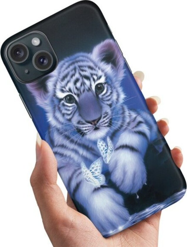 iPhone 15 Plus - Deksel/Mobildeksel Tigerunge