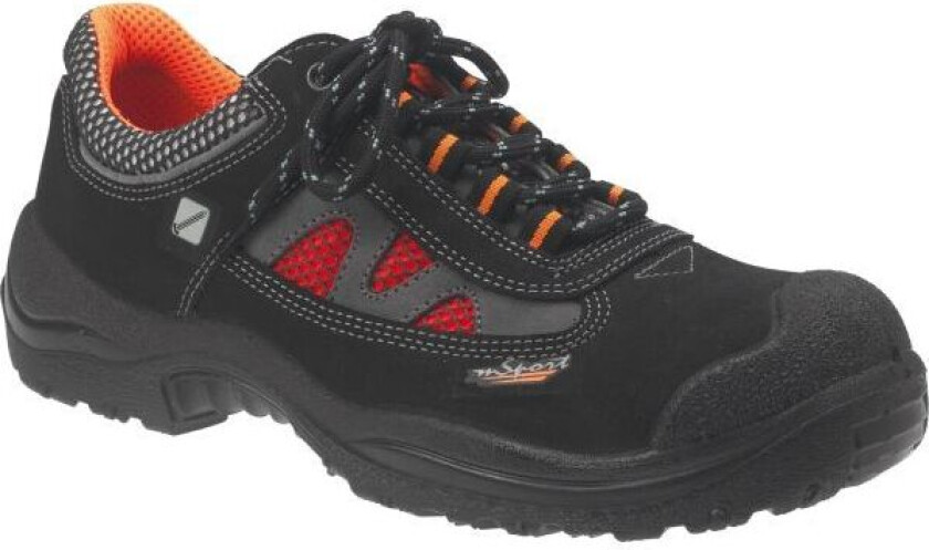 3468A Light Sport Vernesko S3, aluminiumhette, flerfarget Str. 37