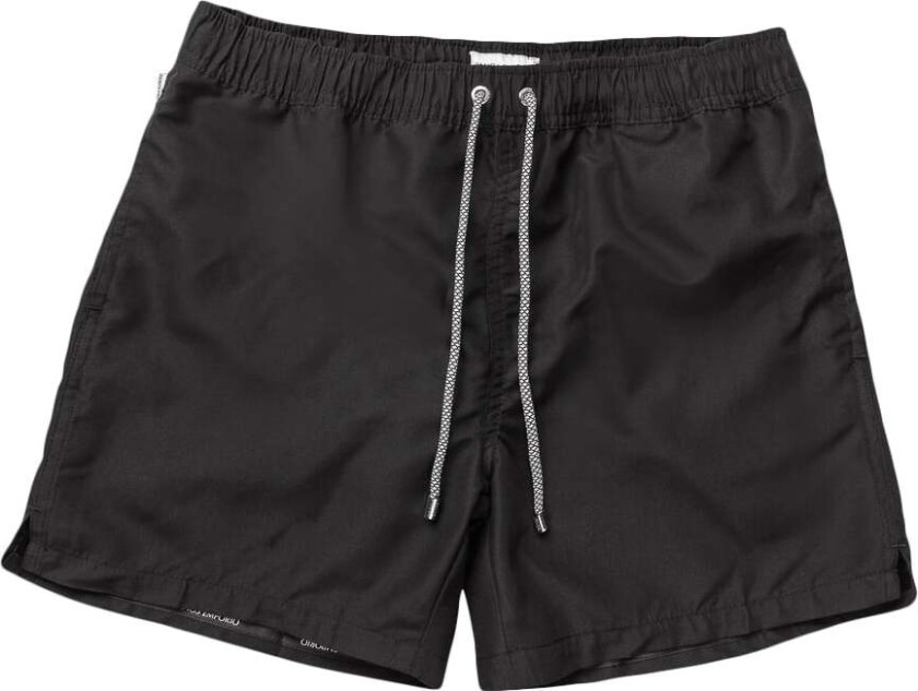 Classic Solid Swimshort Black Small Str M - Badeshorts