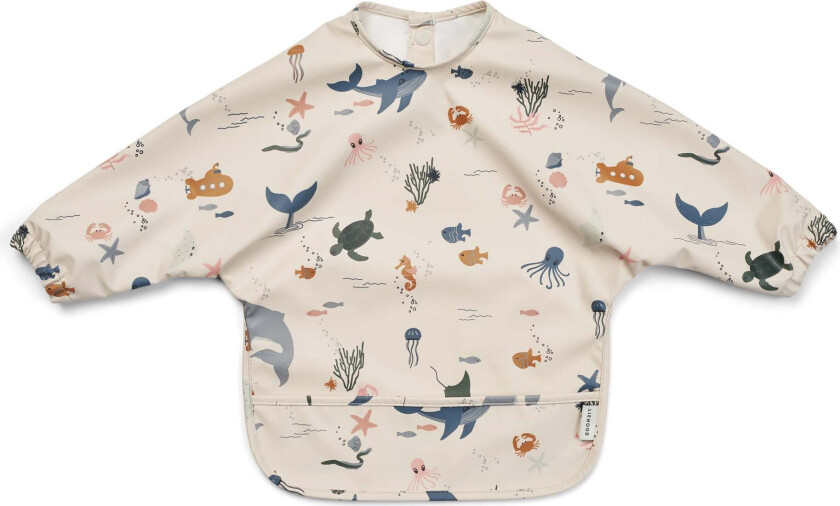 Merle Cape Smekke med Trykk, Sea Creature/Sandy - Bestikk & Servering