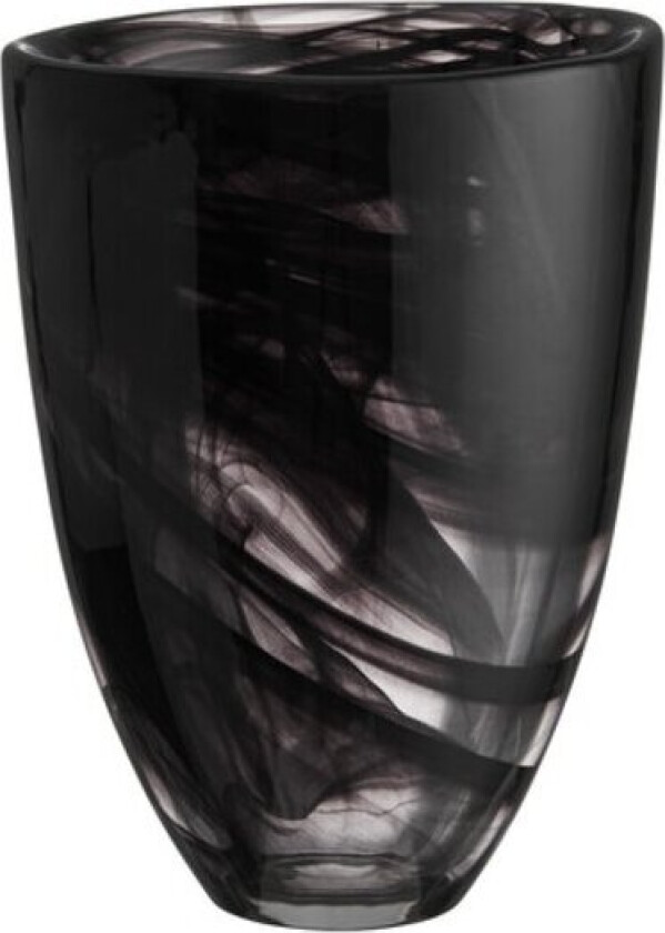 Contrast vase 20 cm svart/svart