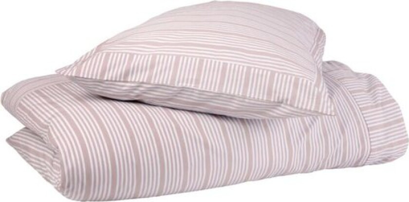 Bedding Collection dynetrekk 150x210+50x60 cm powder rose stripes