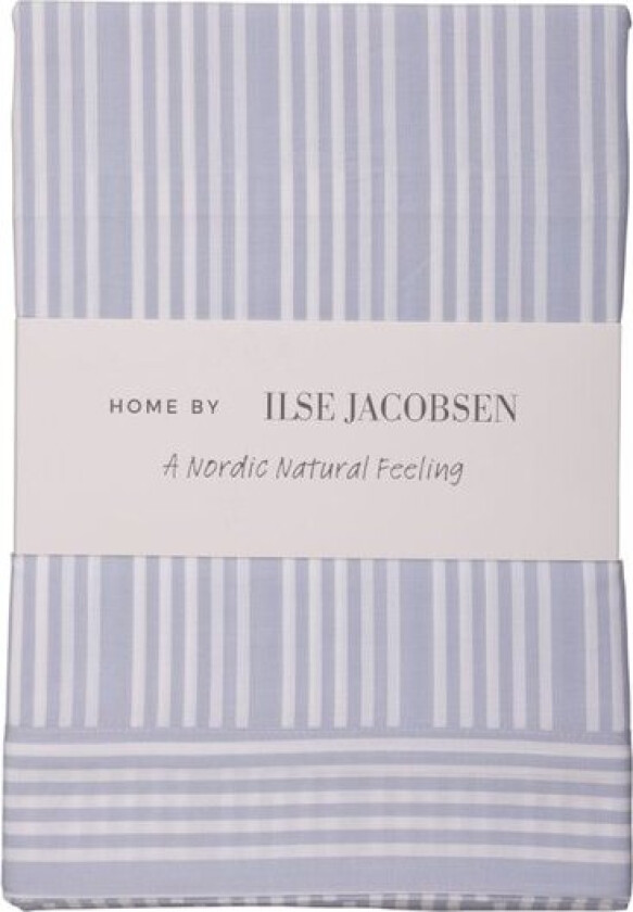 Bedding Collection putetrekk 50x70 cm 2 stk powder blue stripes