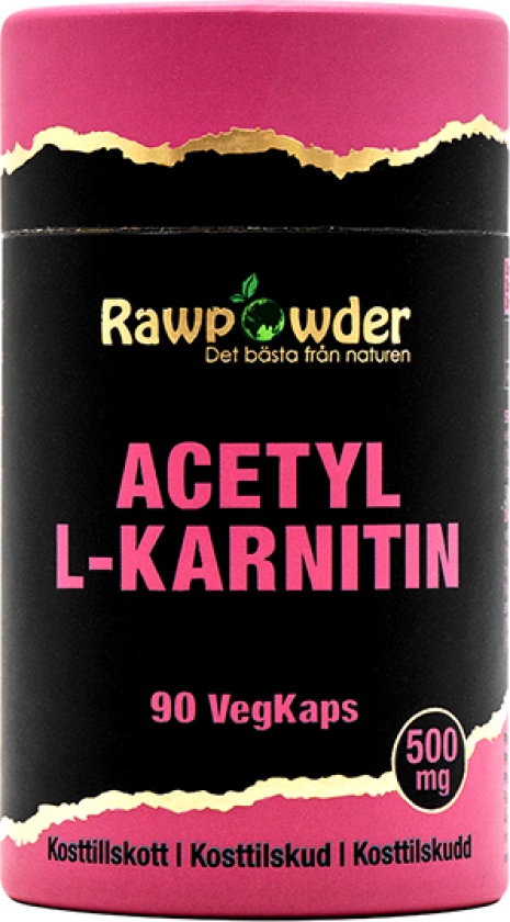 Acetyl L-Karnitin 500 mg 90 kapsler