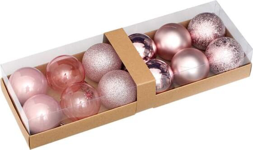 12 stk Julekulepynt, 6 cm Dekorative Julekuler