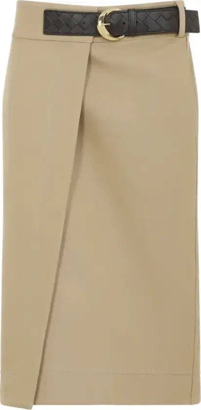 Dame, Skjørt, Beige, S