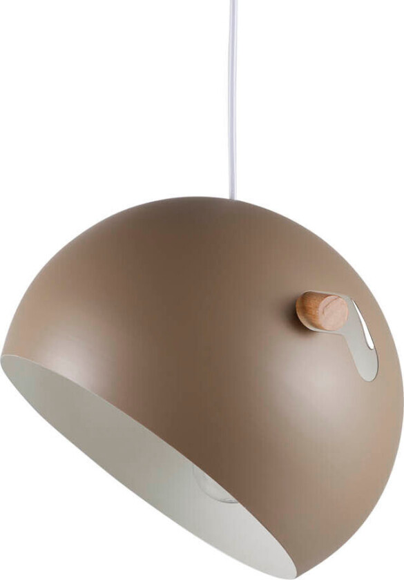Tubbie belysning pendel Ø29cm stål beige.