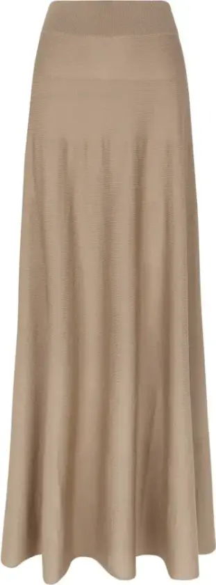 Dame, Skjørt, Beige, XL