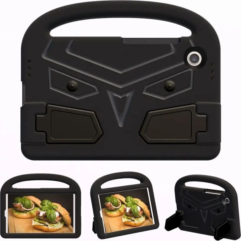 Samsung Galaxy Tab A9 Barne Bakdeksel med Stativ - Svart