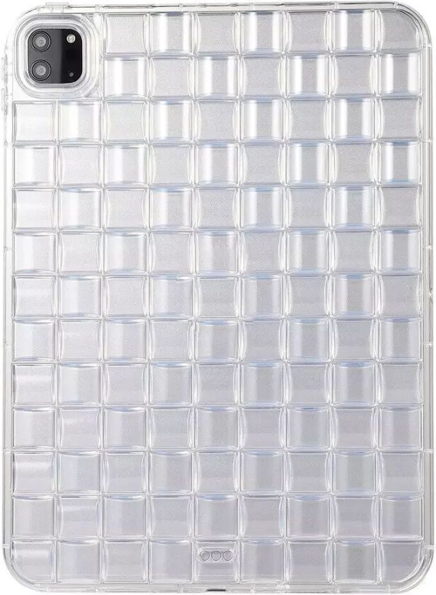 iPad Pro 11" (2022 / 2021 / 2020 / 2018) Fleksibelt Plast Deksel - Flettdesign - Gjennomsiktig