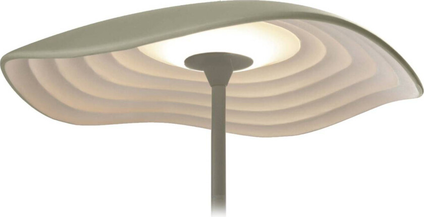 LED-bordlampe Valentina M/29, olivengrå/hvit