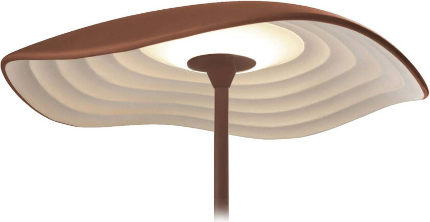 LED-bordlampe Valentina M/29, terrakotta/hvit