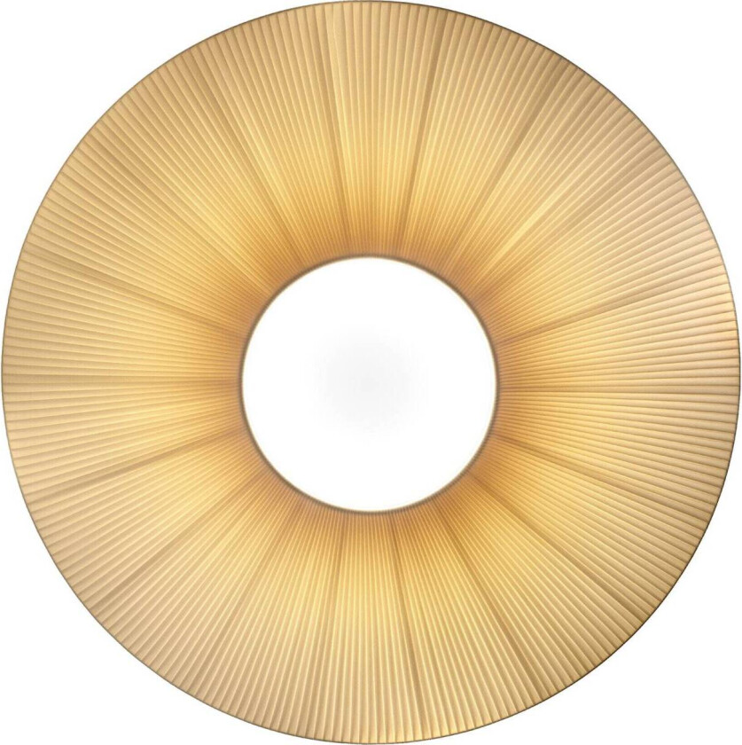 taklampe Siam 120, høyde 61 cm, nikkel/cremefarget