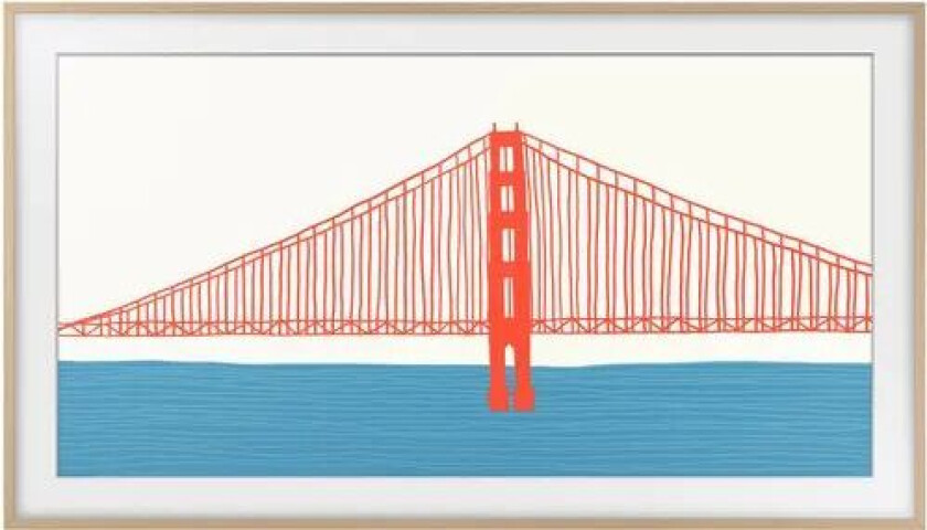 Alternativ ramme 43" Teak Modern (2021/2022/2023), Teak Modern