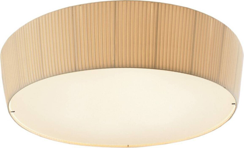 LED-taklampe Plafonet, Ø 60 cm, kremfarget