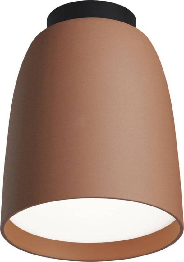 utendørs taklampe Nut, terrakotta, aluminium/stål