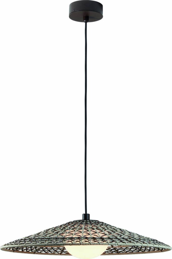 utendørs pendellampe Nans Balis S/55, brun/brun