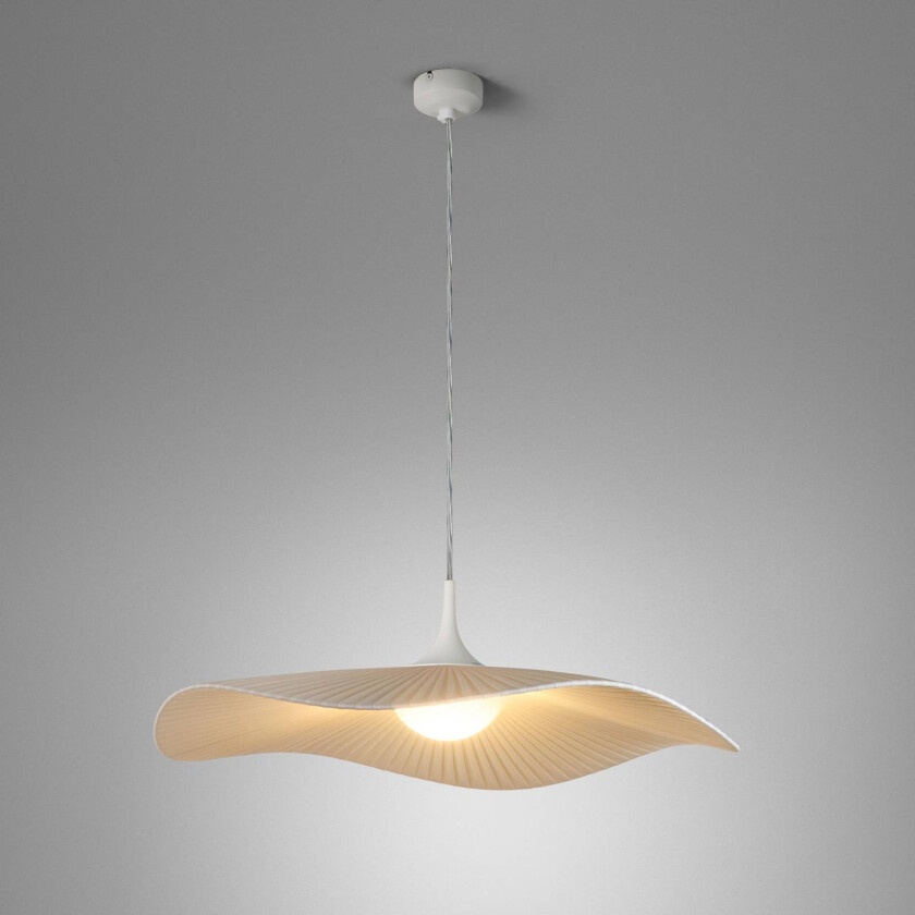 LED-hengelampe Mediterránia, kremfarget, Ø 52 cm