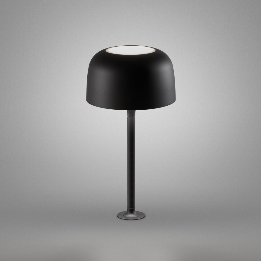 LED-bordlampe Bol, matt svart, høyde 33 cm