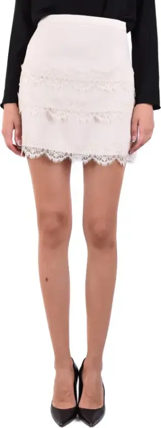 Dame, Skjørt, Beige, S