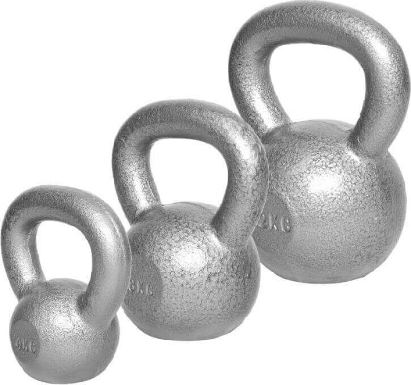Kettlebell Pakke JERN - 4kg 8kg 12kg