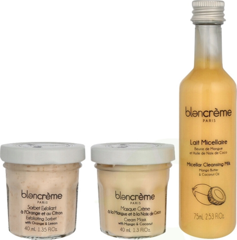 Body Essentials Trio Set 160 ml Micellar Cleansing Milk 80ml/Scrub 40ml/Mask 40ml