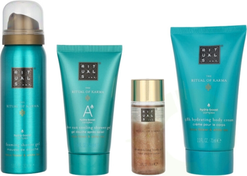 The Ritual of Karma Giftset 200 ml Body Cream 70ml/Body Oil 30ml/Foaming SG 50ml/Cooling SG 50ml