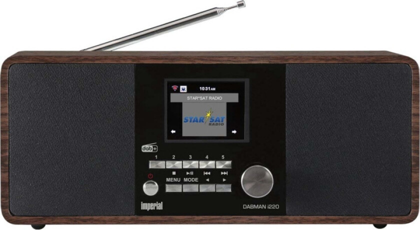 Bilde av imperial DABMAN i220 BT DAB+ / FM Internett-radio med Bluetooth Wood