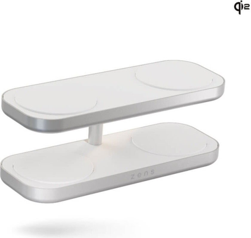 Trådløs Lader Quattro Pro 4 Qi2 Hvit