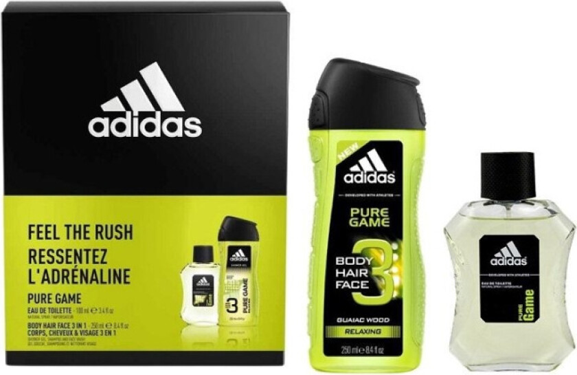 Giftset Adidas Pure Game Duo Edt 100 ml + Shower Gel 250 ml