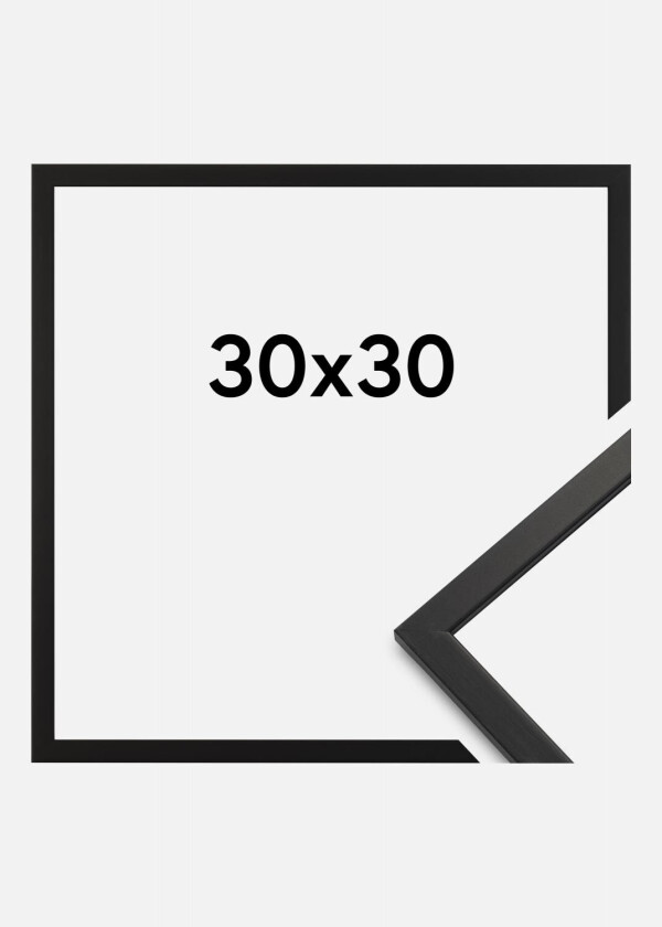 Ramme Edsbyn Akrylglass Svart 30x30 Cm