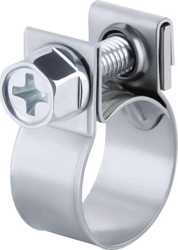 mini slangeklemme rustfritt 11 mm