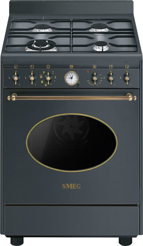 CO60GMA Colonial gasskomfyr 60 cm, antrasitt