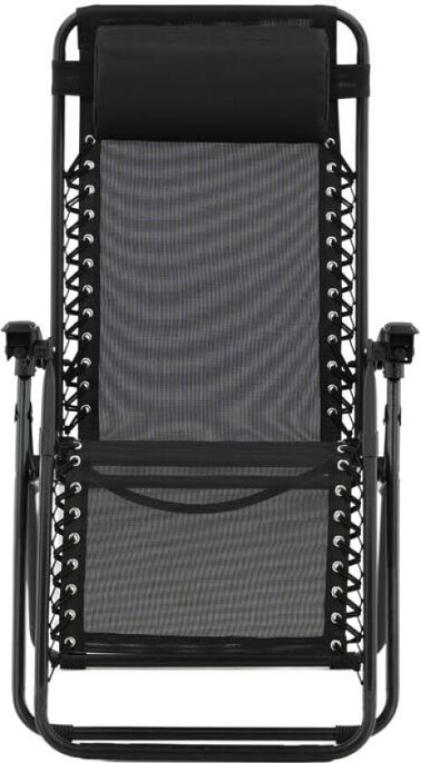 Bilde av Melker solstol svart.