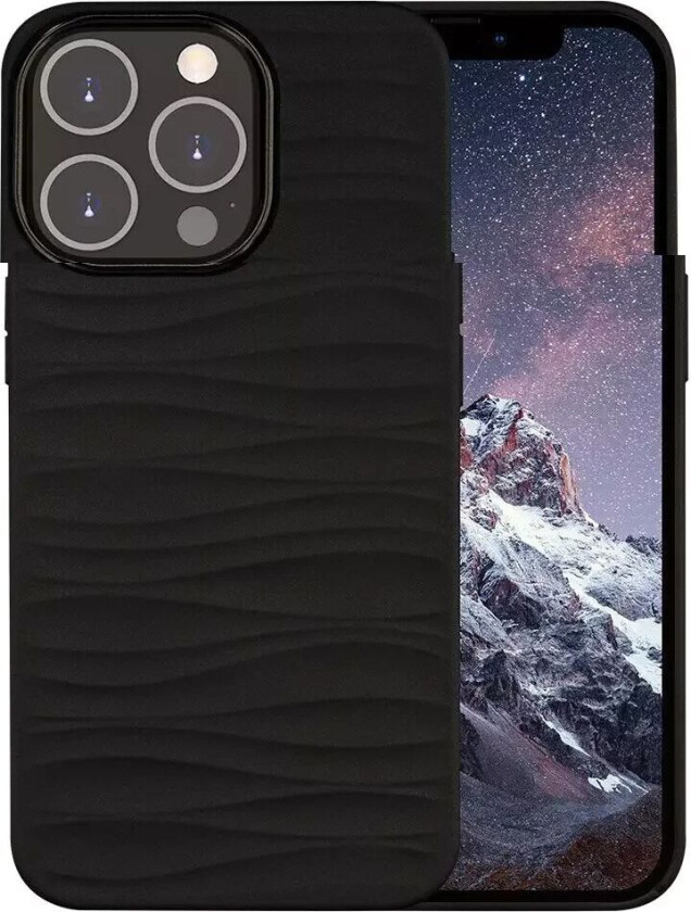 dbramante1928 iPhone 14 Pro Dune Deksel - 100% Resikulert Plast - Svart
