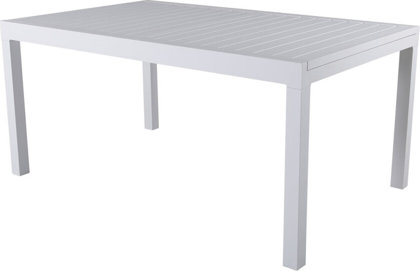 Marbella hagebord inkl. tilleggsplate 160, 240 cm hvit, hvit.