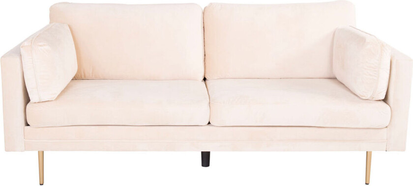 Boom sofa 3 seter velour beige.