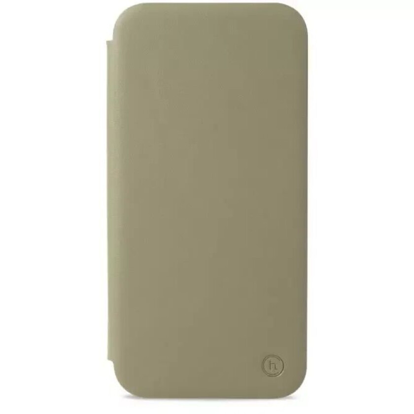 Holdit iPhone 12 / 12 Pro Slim Flip Deksel m. Lommebok - Khaki Grønn