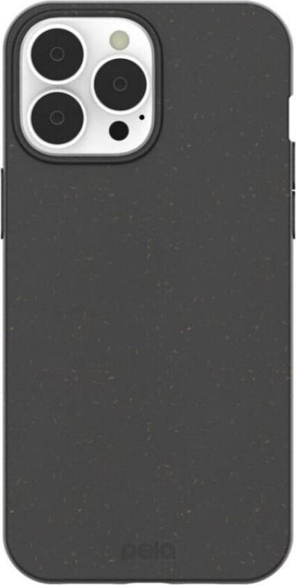 Pela Classic Miljøvennlig 100% Plantebasert Deksel til iPhone 13 Pro Max - Svart