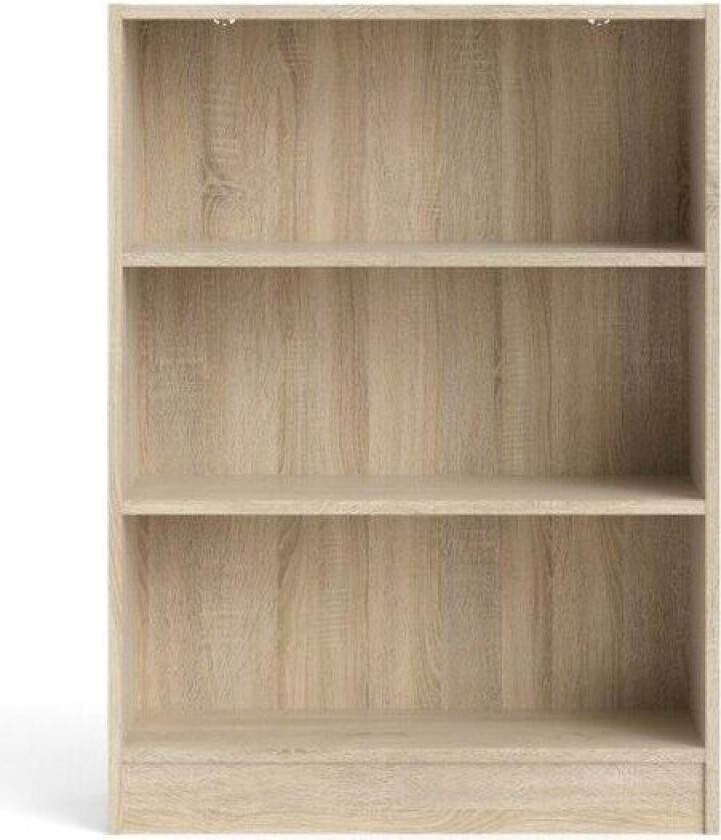 Base hylle B 2 hyller eik struktur dekor.