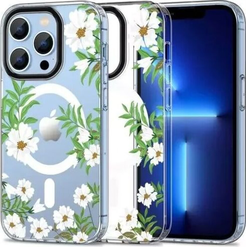 Tech-Protect iPhone 13 Pro Tech-Protect MagMood Deksel - MagSafe Kompatibel - Spring Daisy