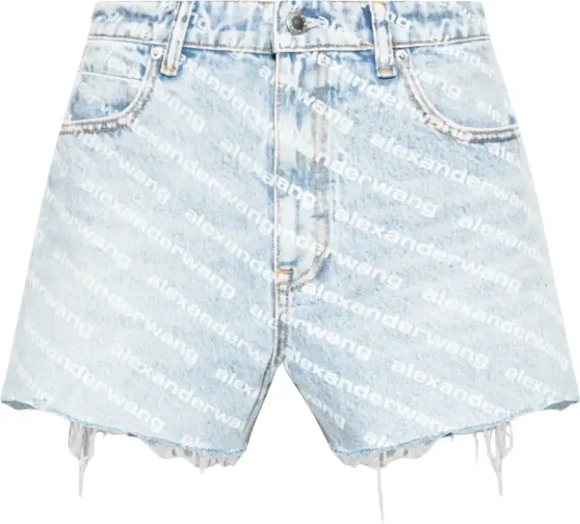 Alexander Wang, Dame, Shorts, Blå, W27