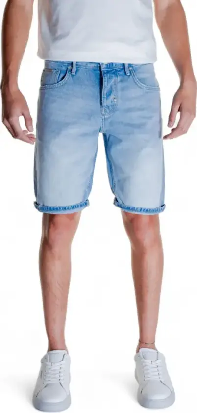Herre, Shorts, Blå, W29